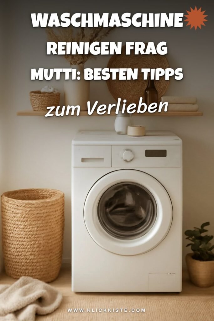 Waschmaschine Reinigen Frag Mutti: Die besten Tipps & Hausmittel