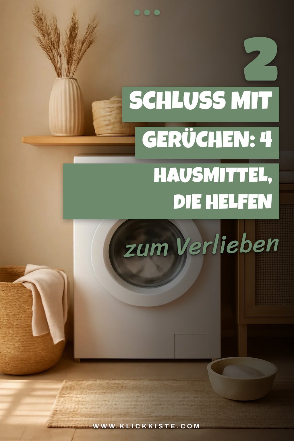 Die besten Hausmittel für die Waschmaschinenreinigung