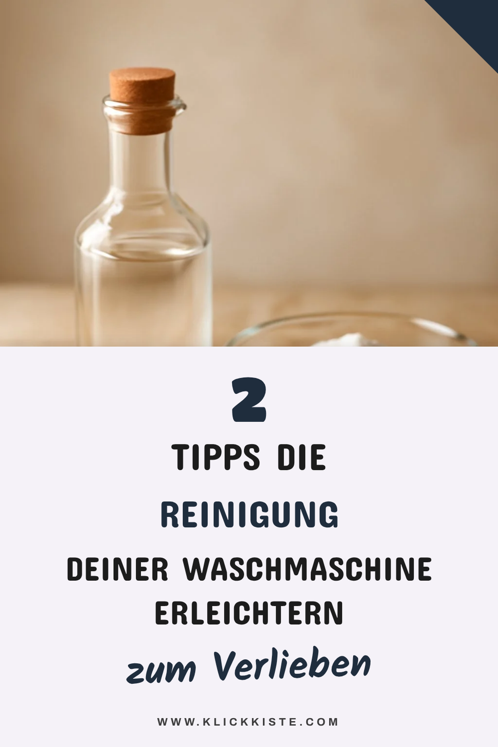 So reinigst du deine Waschmaschine mit Essig und Natron