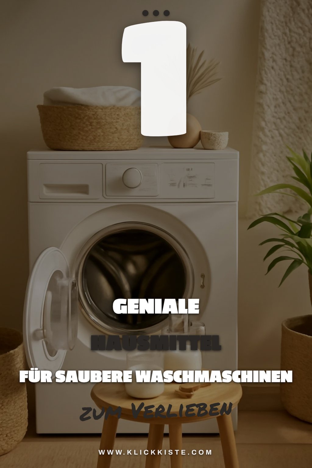 Diese Hausmittel helfen bei der Waschmaschinenreinigung