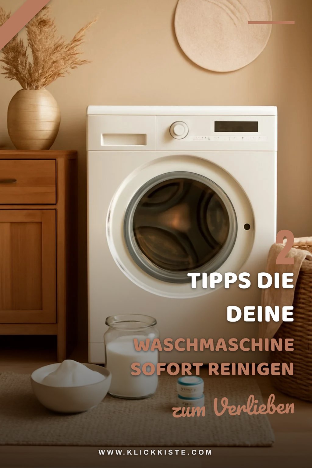 So reinigst du deine Waschmaschine einfach und effektiv