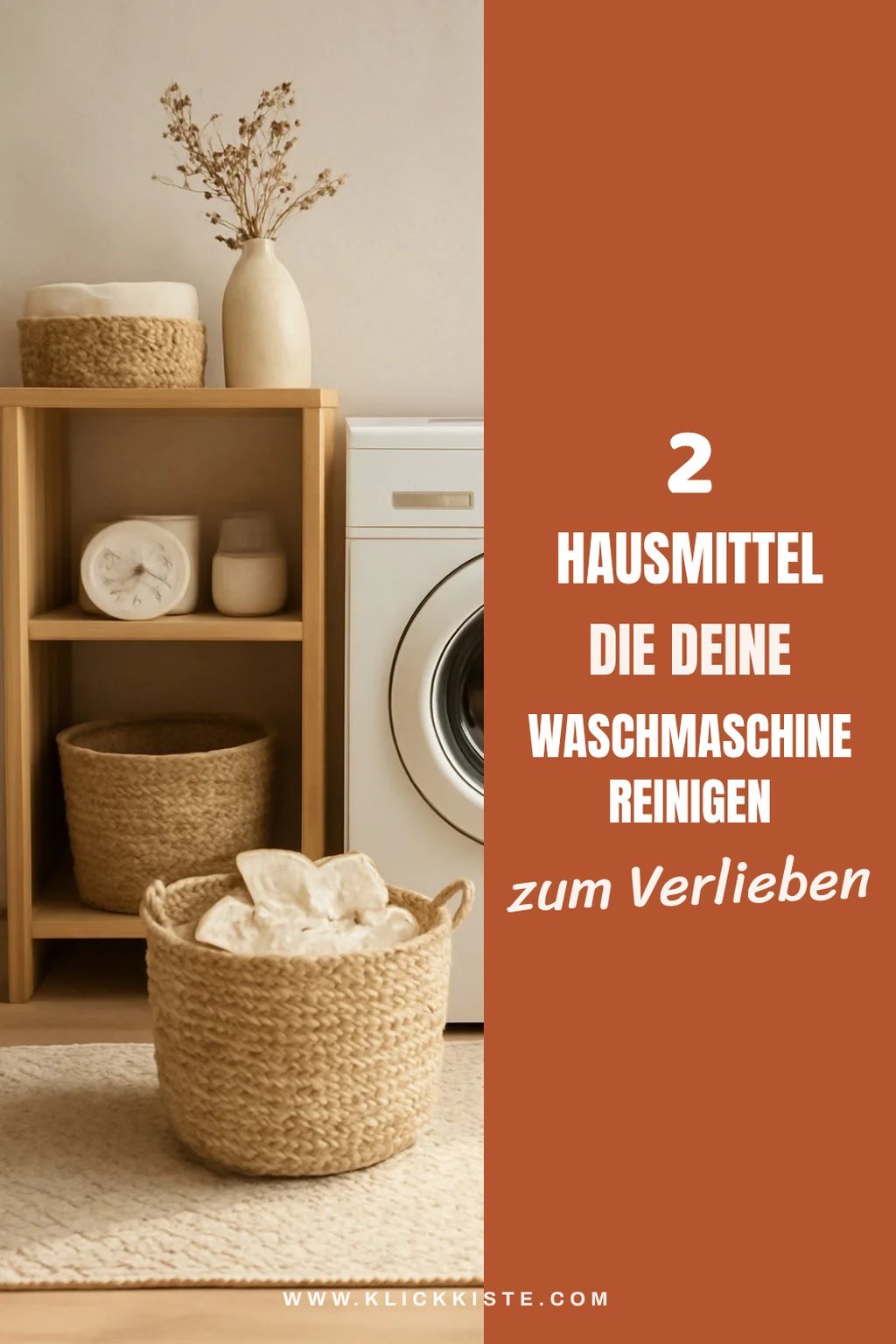 Diese Hausmittel machen deine Waschmaschine blitzsauber