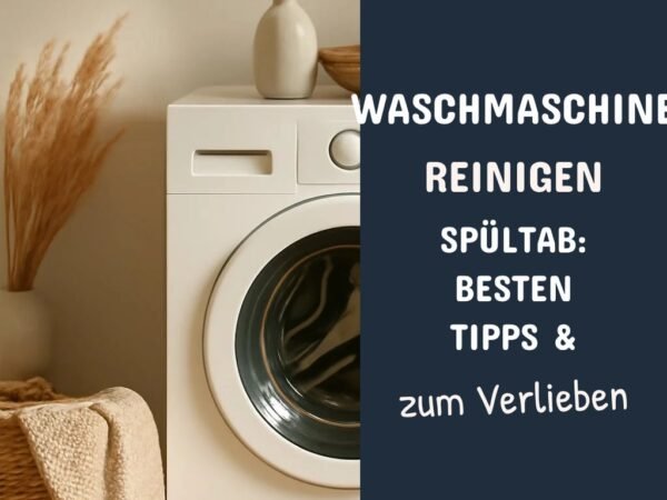 Waschmaschine Reinigen Spültab: Die besten Tipps & Hausmittel