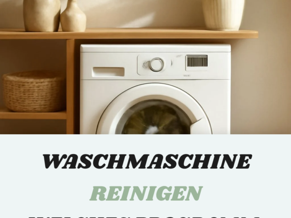 Waschmaschine Reinigen Welches Programm: Die besten Tipps & Hausmittel