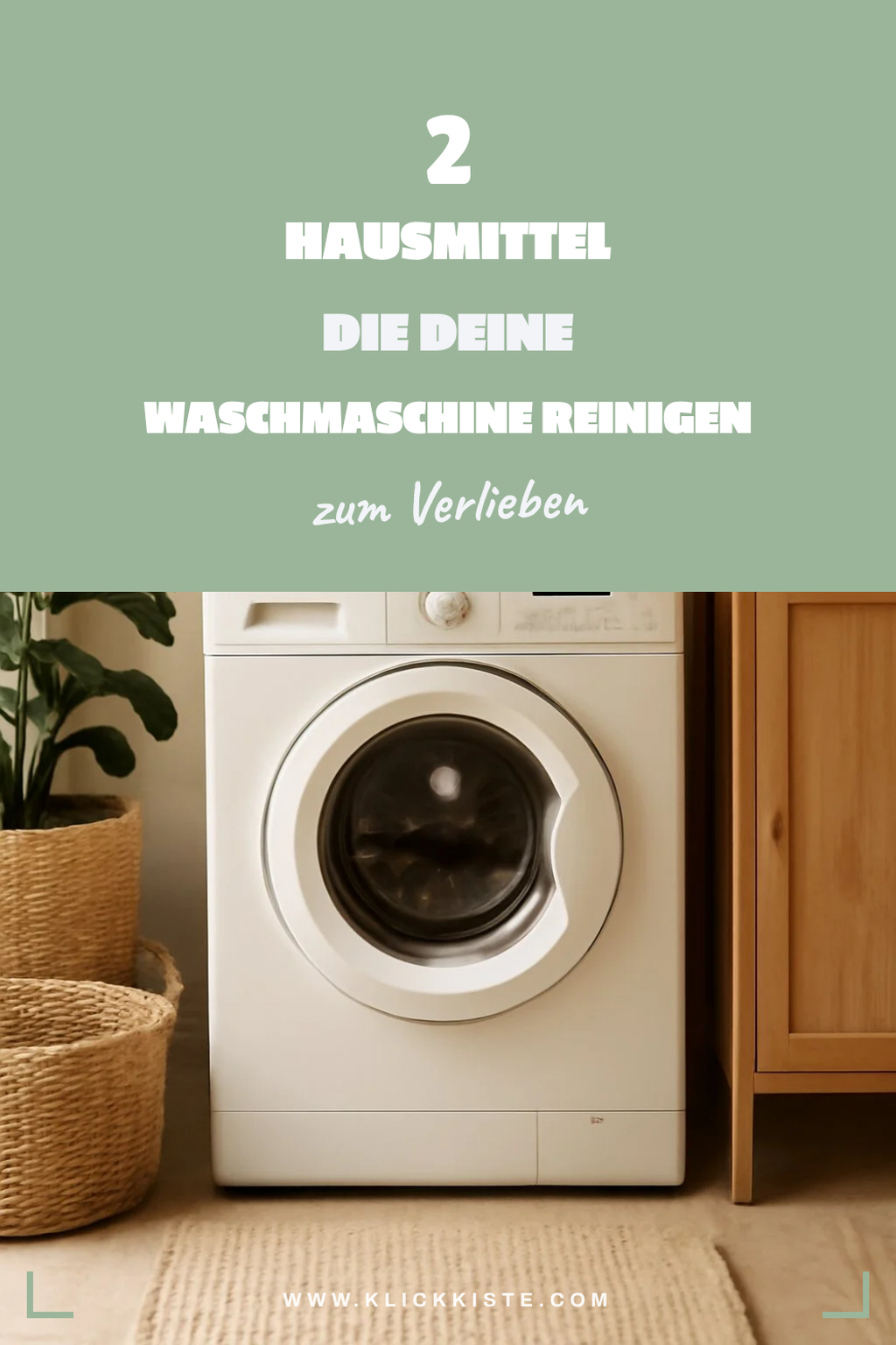 Hausmittel für die Waschmaschinenreinigung