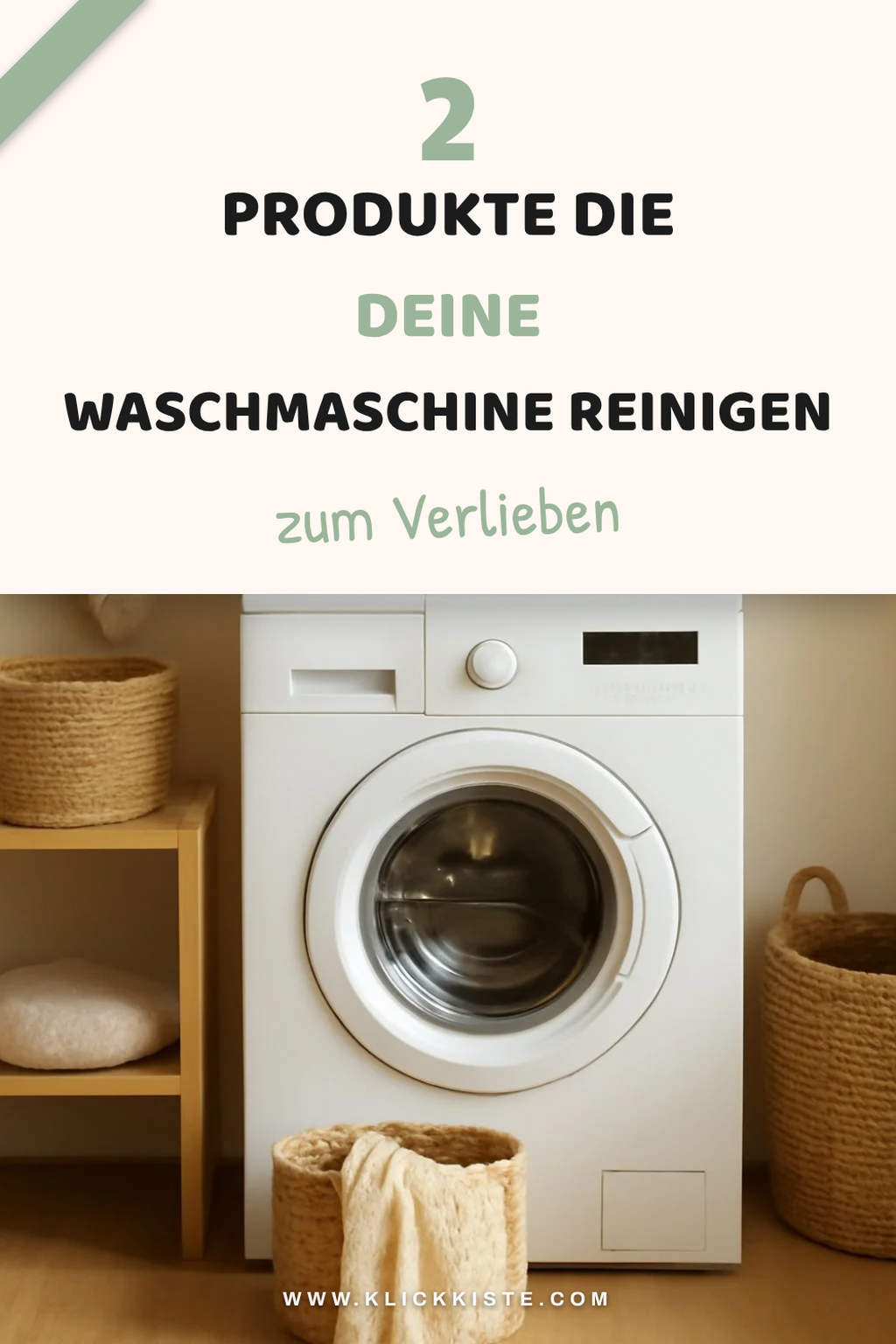Empfohlene Reinigungsprodukte für die Waschmaschine