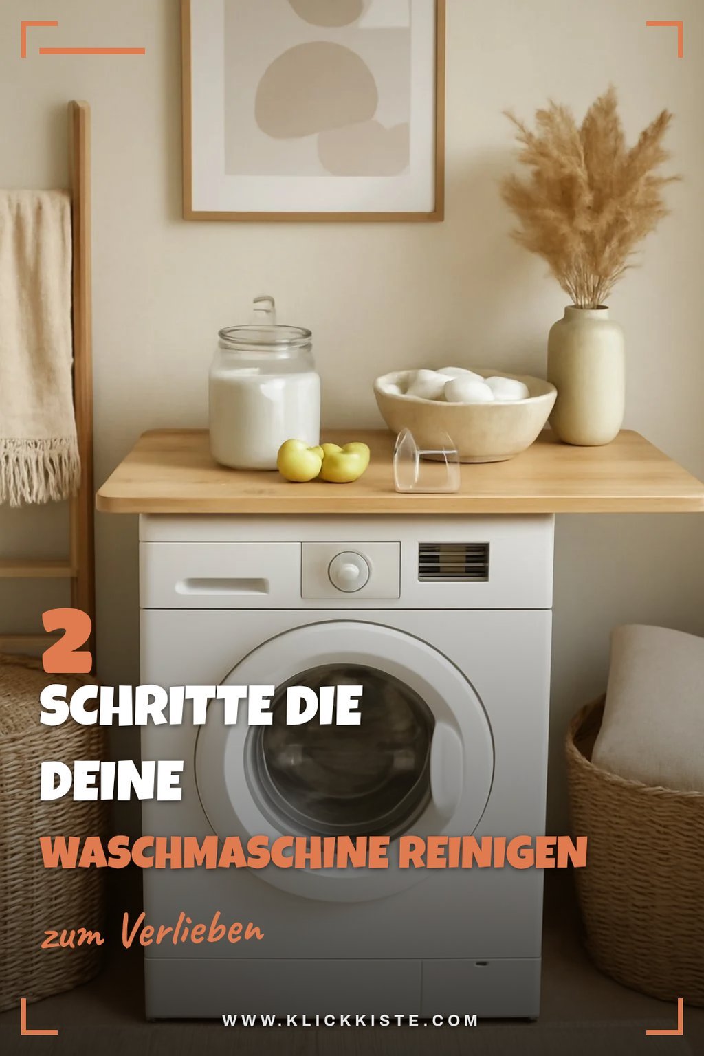 So reinigst du deine Waschmaschine mit Zitronensäure richtig