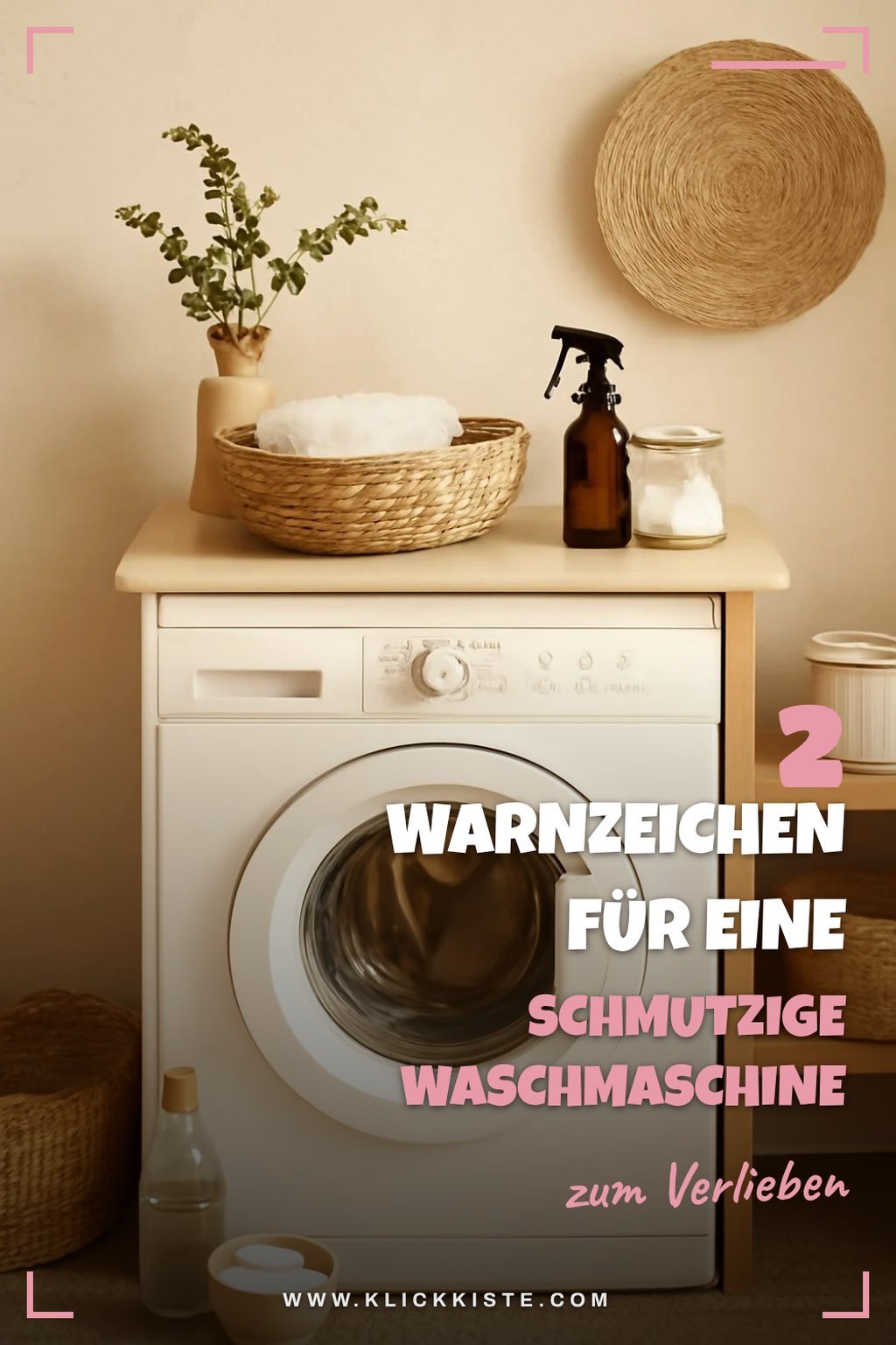 Warnzeichen für eine schmutzige Waschmaschine