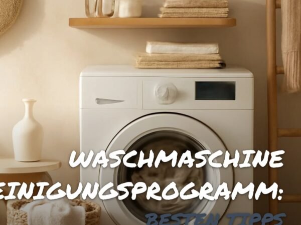 Waschmaschine Reinigungsprogramm: Die besten Tipps & Hausmittel