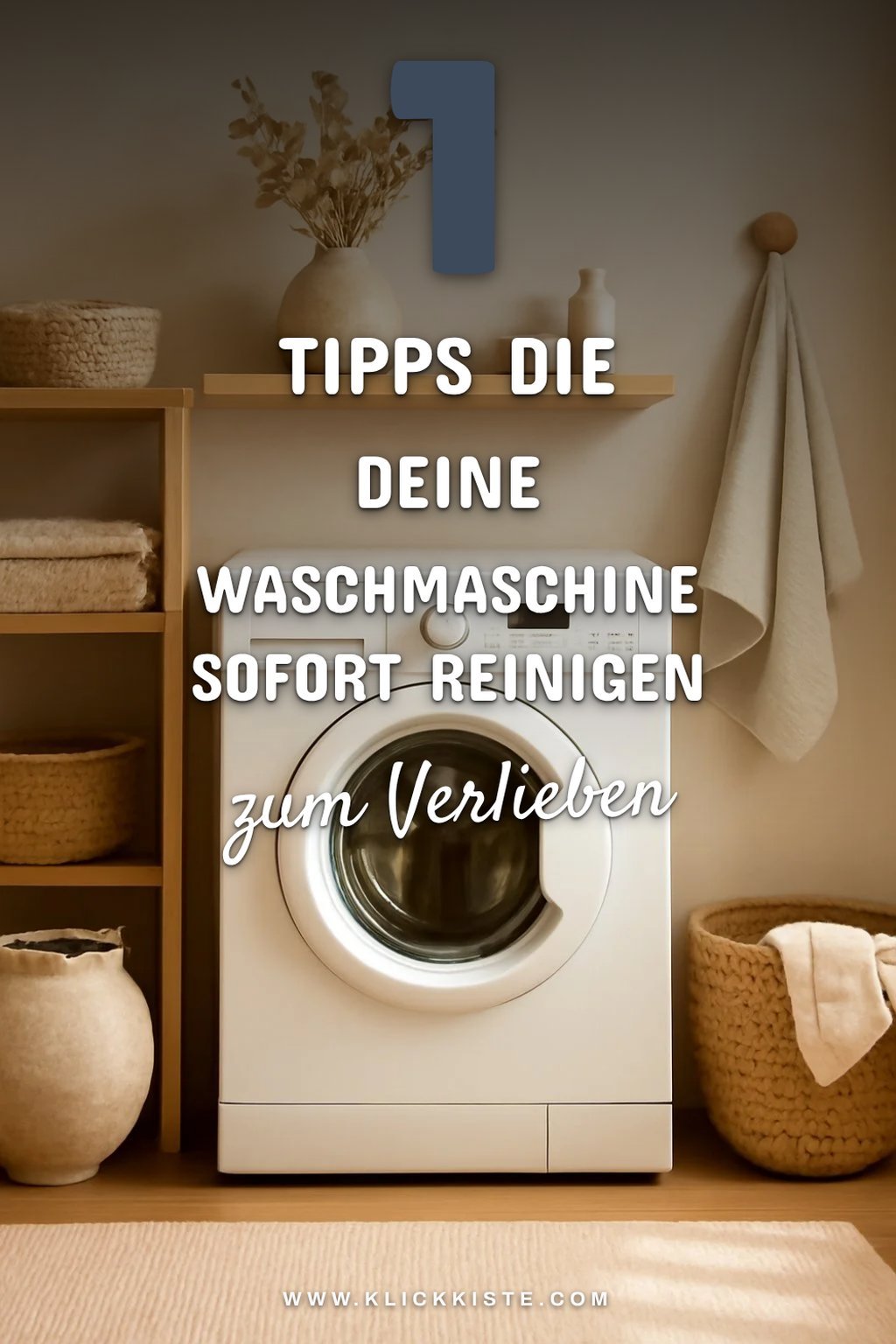 Wie du deine Waschmaschine in 5 Schritten sauber hältst