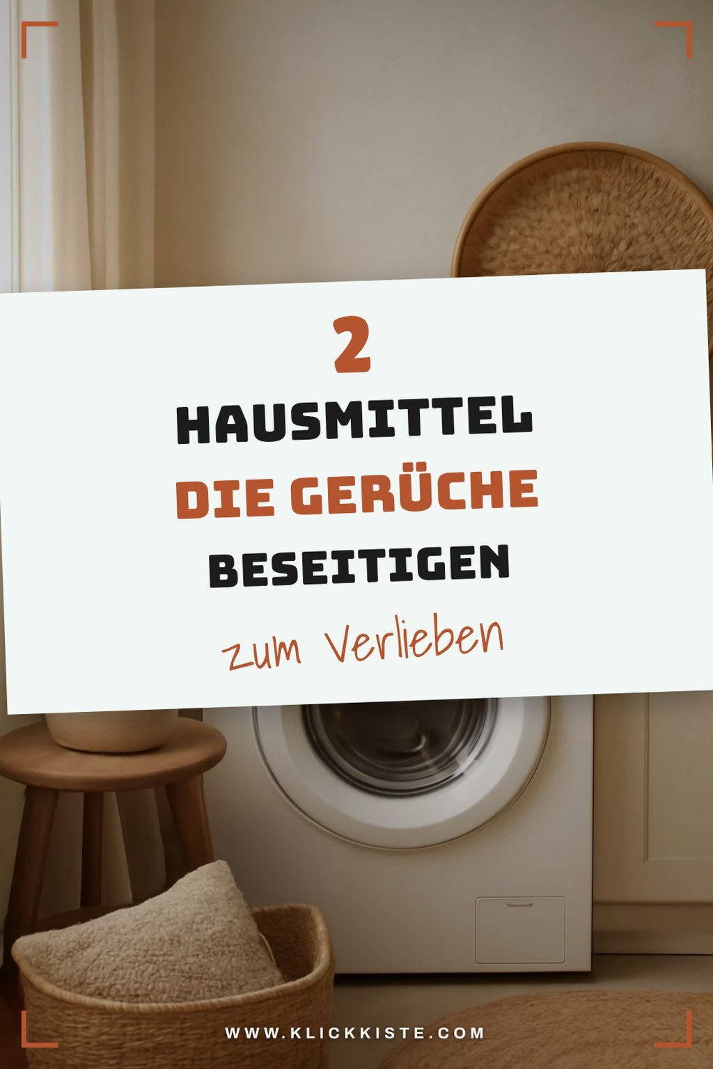 Hausmittel zur Geruchsbekämpfung