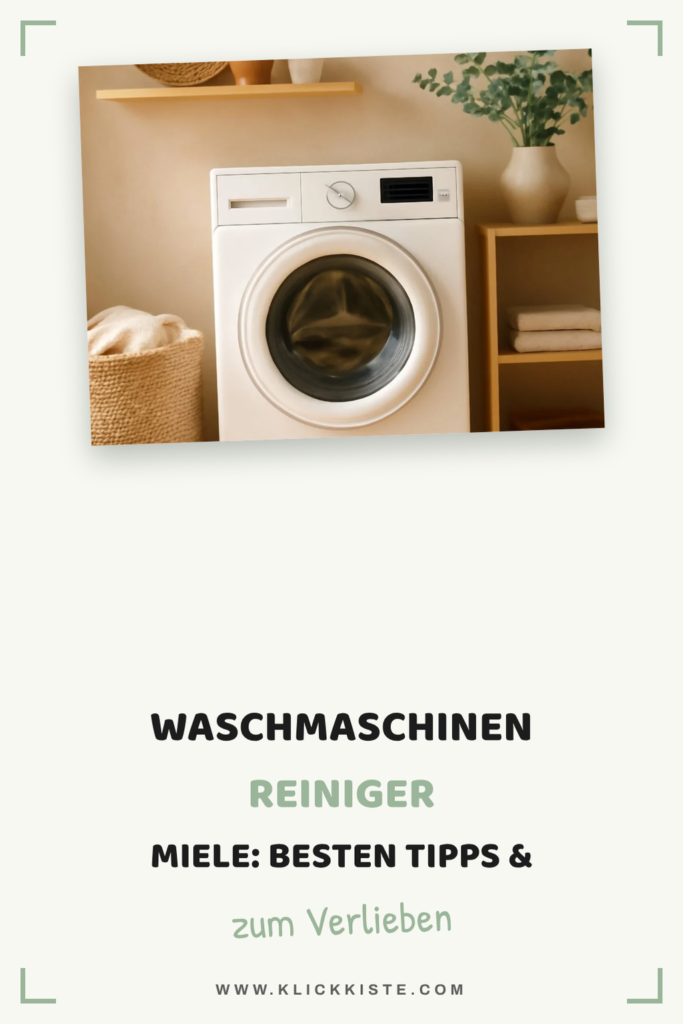 Waschmaschinen Reiniger Miele: Die besten Tipps & Hausmittel