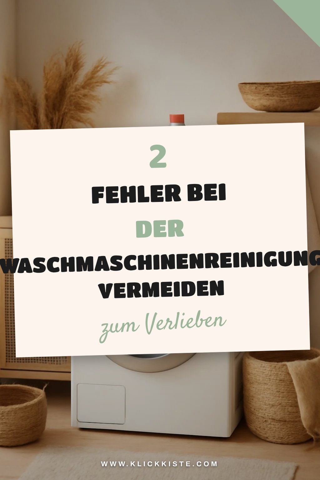 Häufige Fehler bei der Waschmaschinenreinigung vermeiden