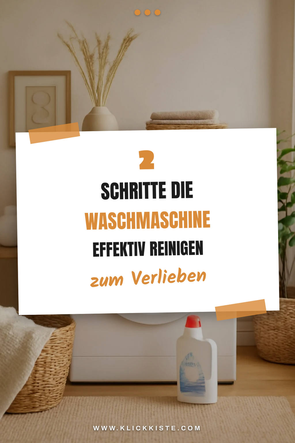 So reinigst du deine Waschmaschine in 5 Schritten