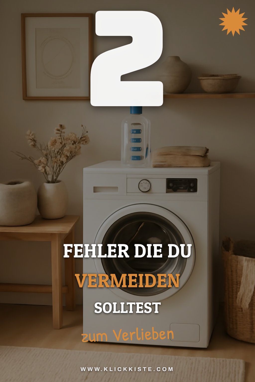 Häufige Fehler bei der Waschmaschinenpflege