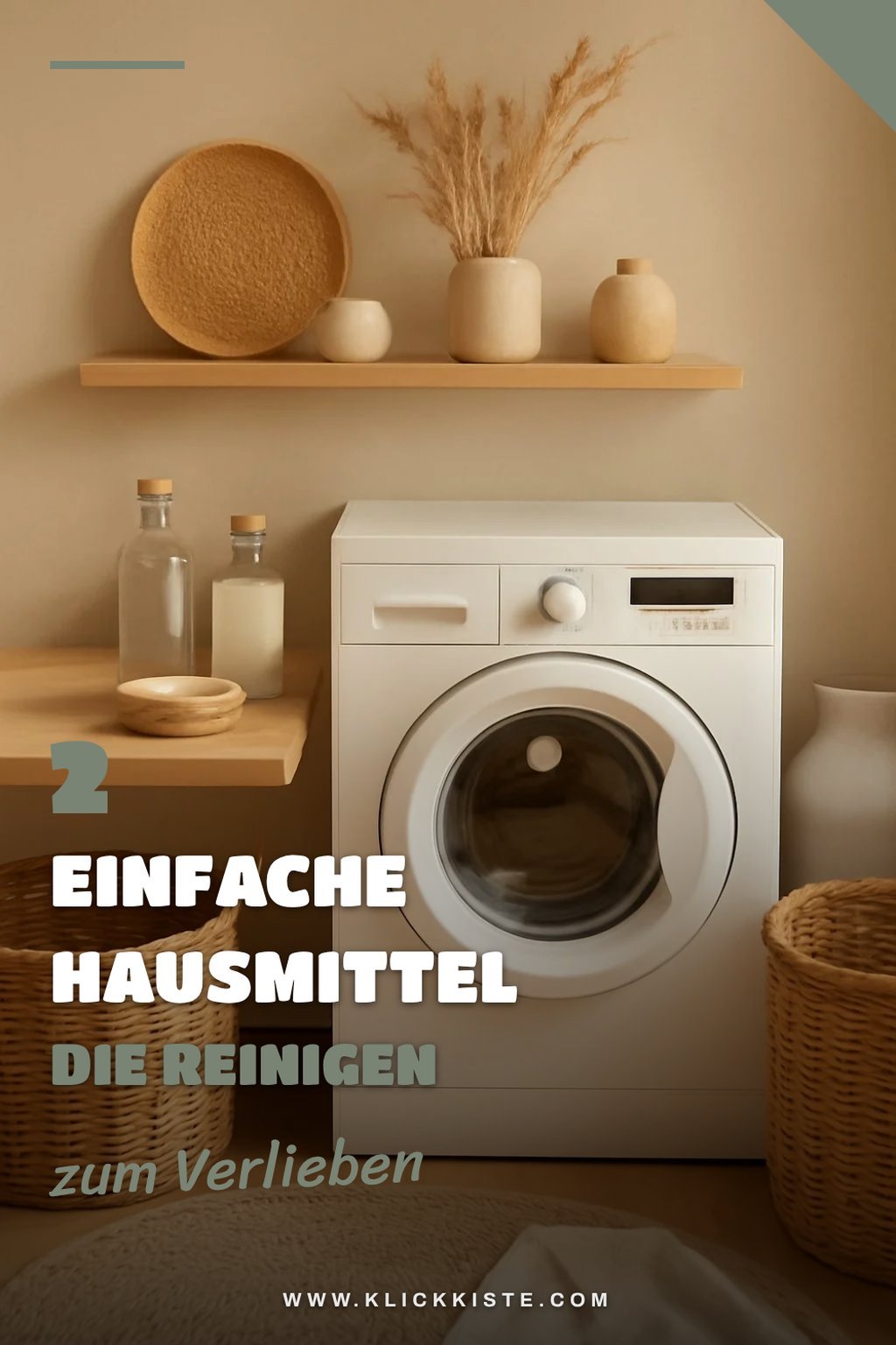 Die besten Hausmittel zur Waschmaschinenpflege