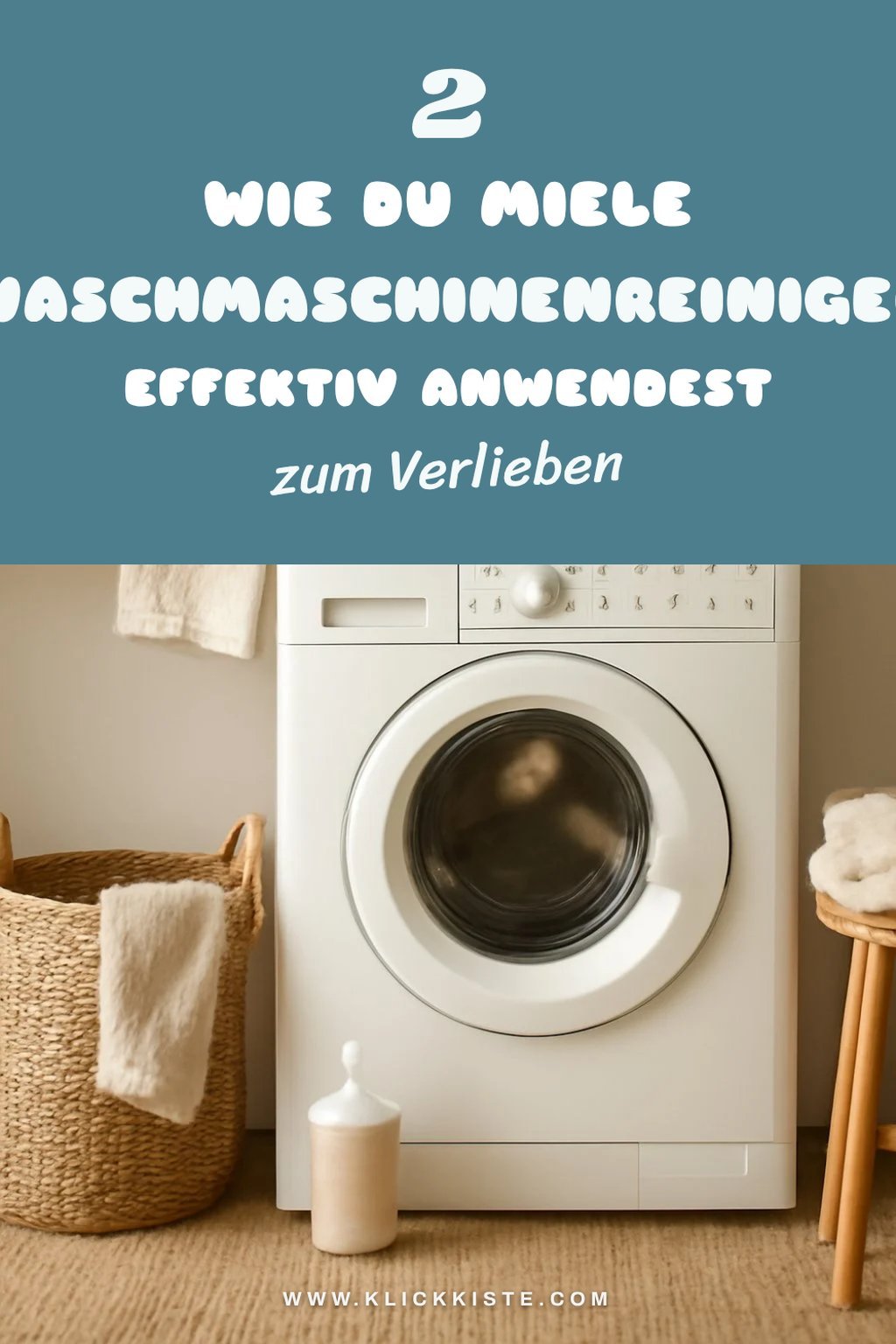 So verwendest du Miele Waschmaschinenreiniger richtig