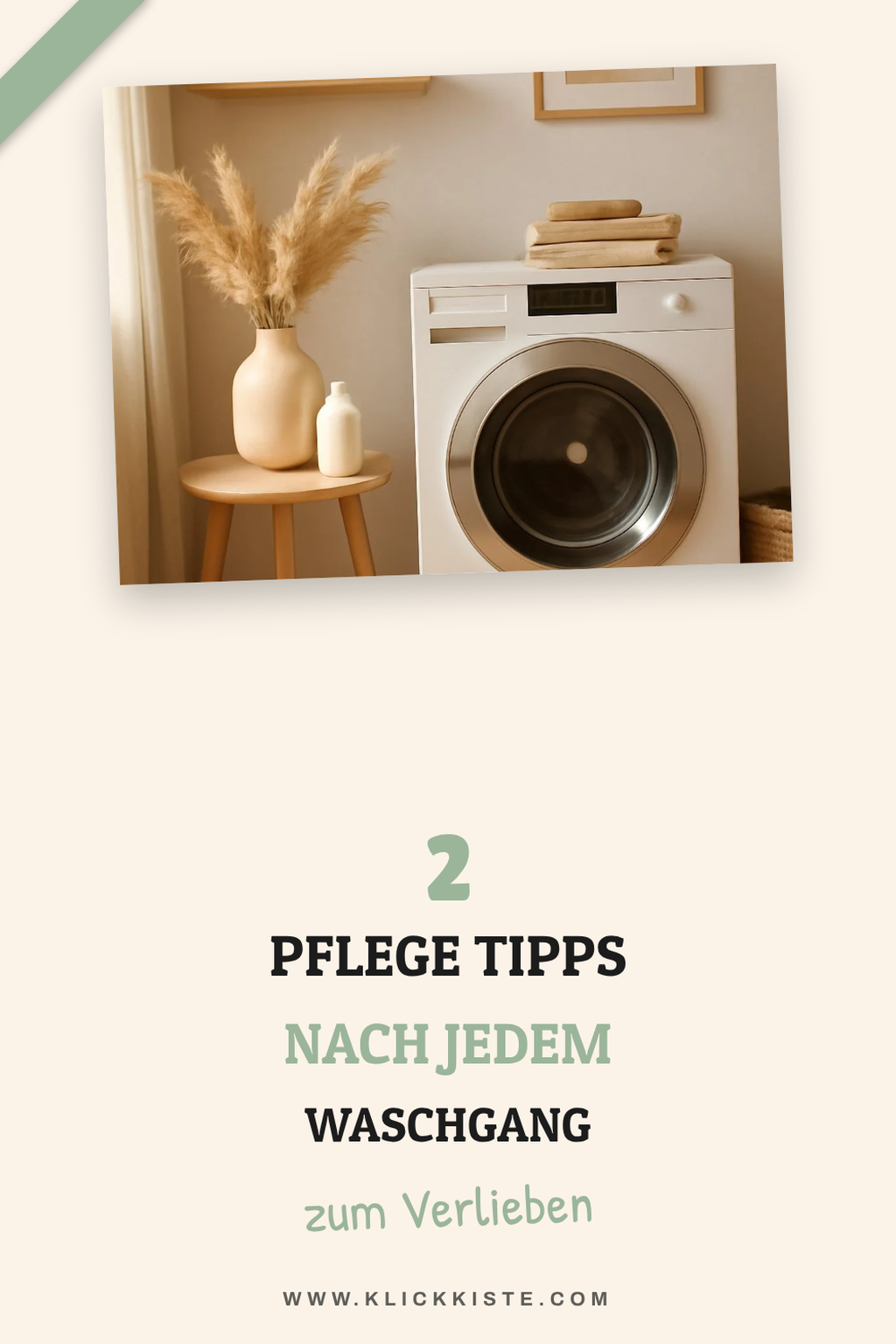 So pflegst du die Waschmaschine nach jedem Gebrauch