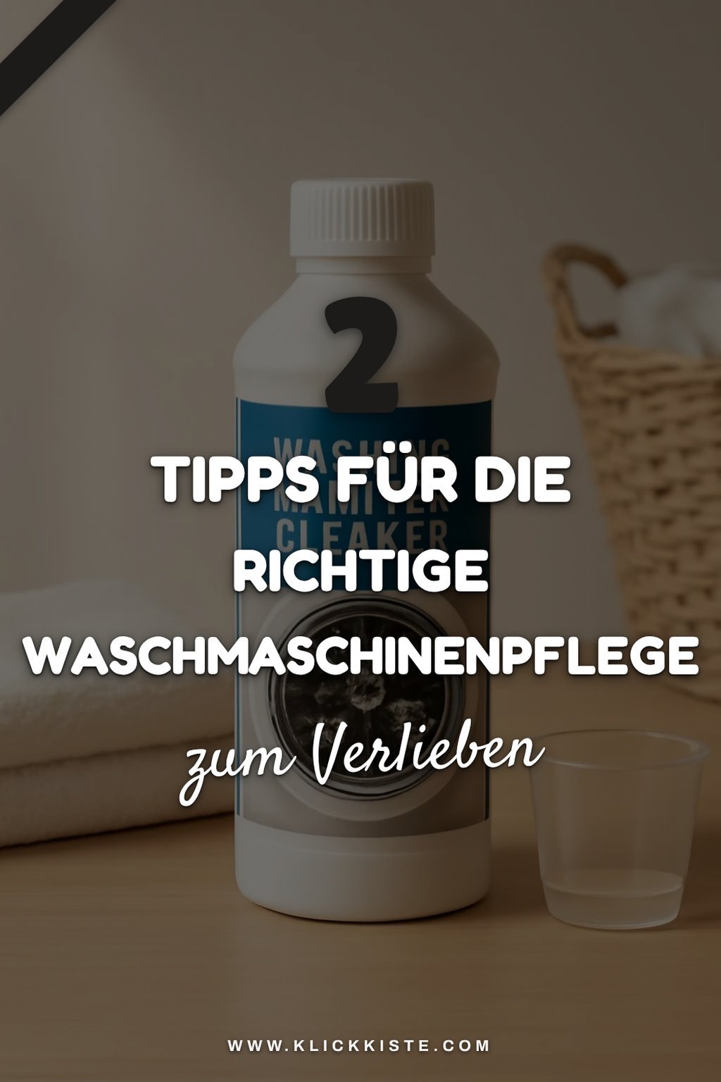 Worauf du bei der Waschmaschinenpflege achten solltest