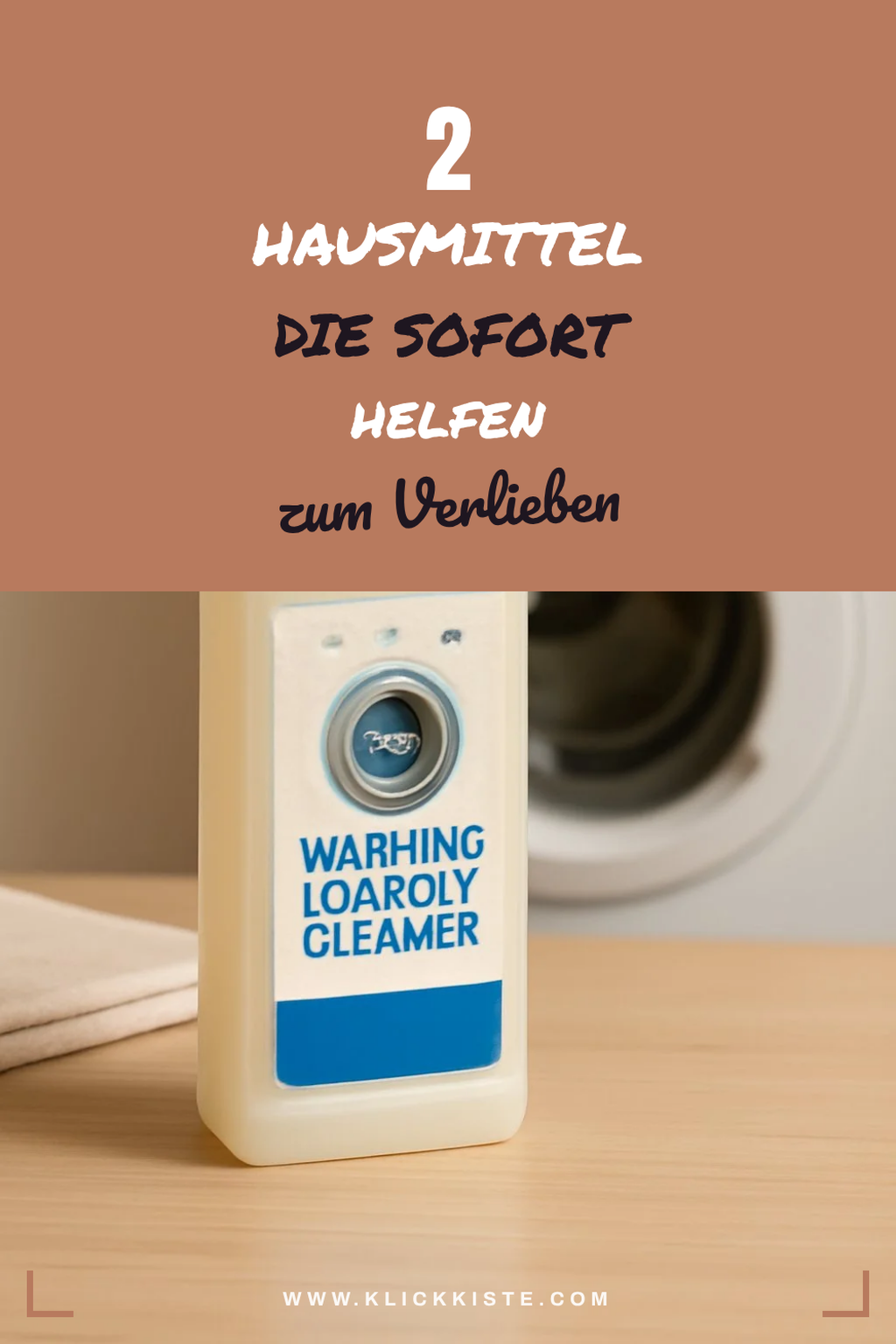 Diese 5 Hausmittel bringen deine Waschmaschine zum Strahlen