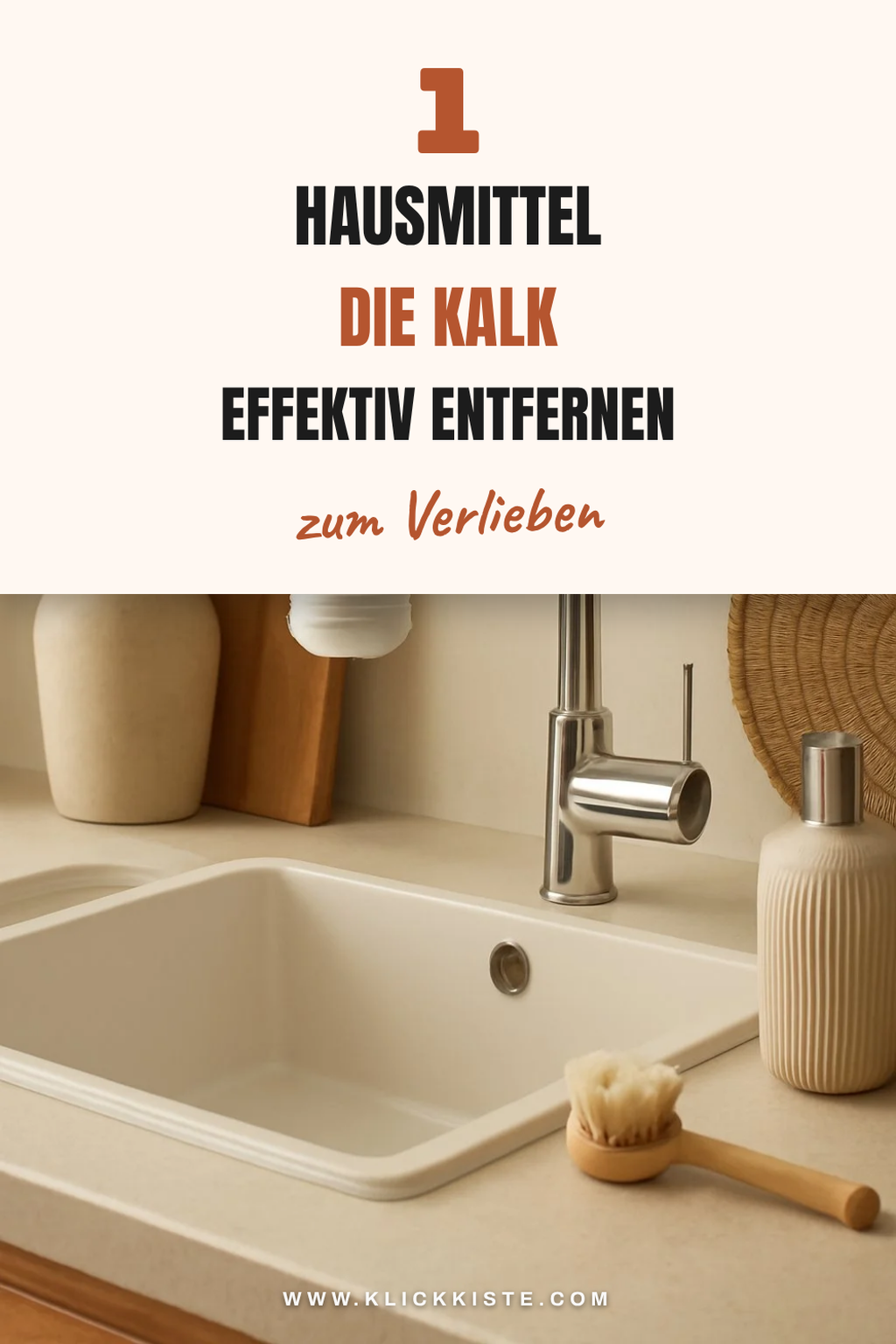 So entfernst du Kalk mit einfachen Hausmitteln
