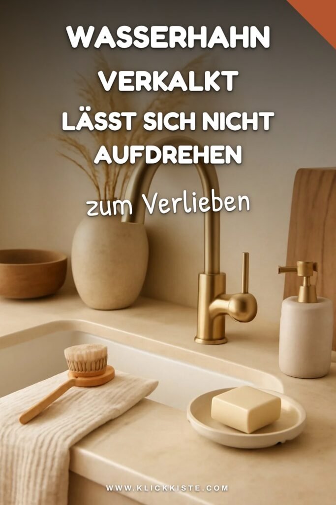Wasserhahn Verkalkt Lässt Sich Nicht Aufdrehen: Die besten Tipps & Hausmittel