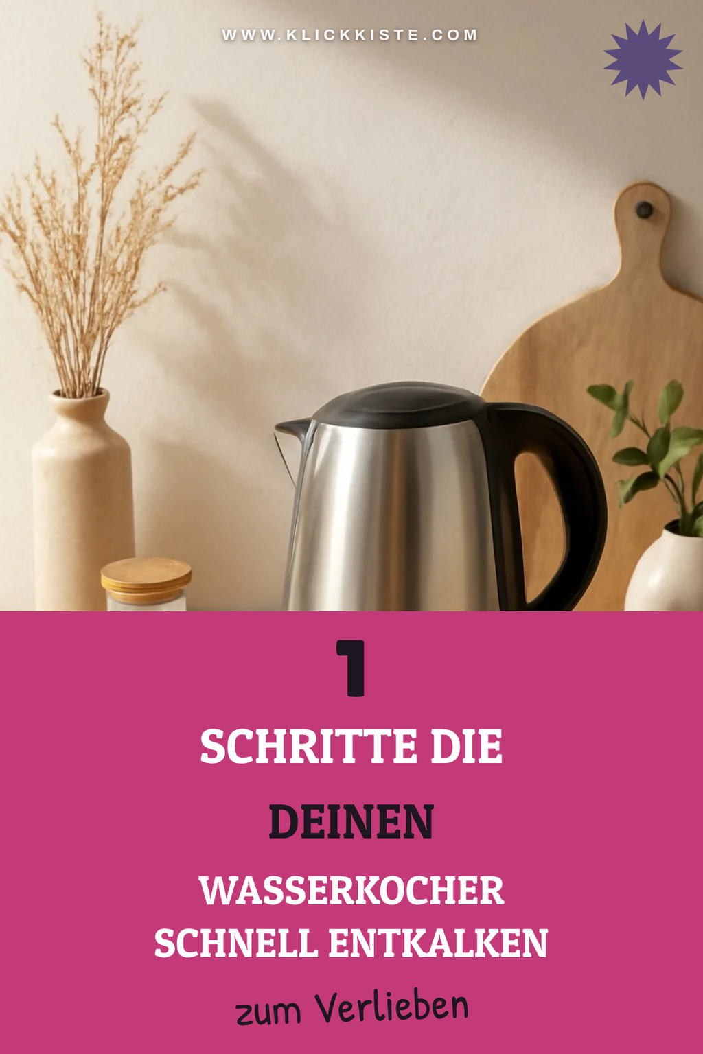 So entkalkst du deinen Wasserkocher mit Zitronensäure in 5 einfachen Schritten
