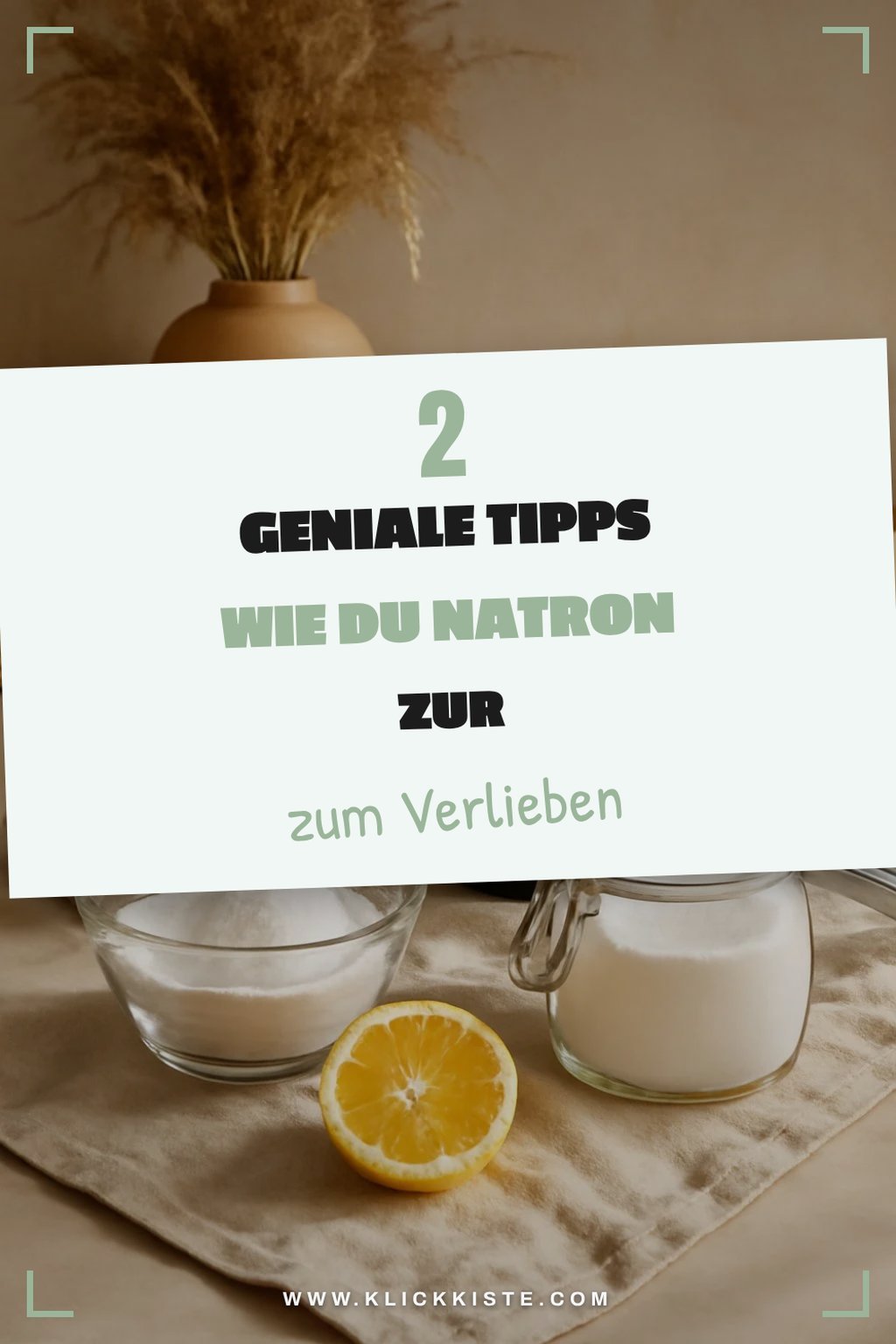 Natron für die Reinigung nutzen