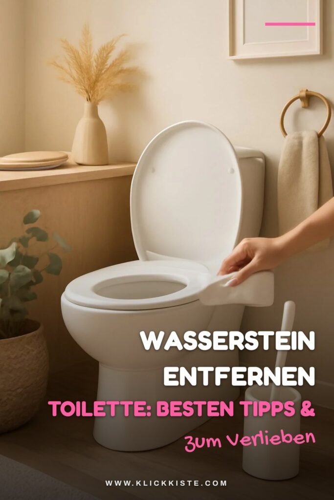 Wasserstein Entfernen Toilette: Die besten Tipps & Hausmittel