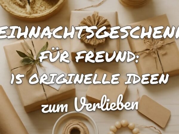 Weihnachtsgeschenke für Freund: 15 originelle Ideen für 2026