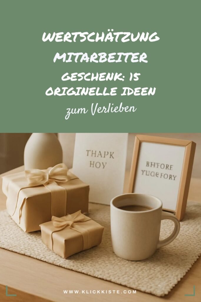 Wertschätzung Mitarbeiter Geschenk: 15 originelle Ideen für 2026