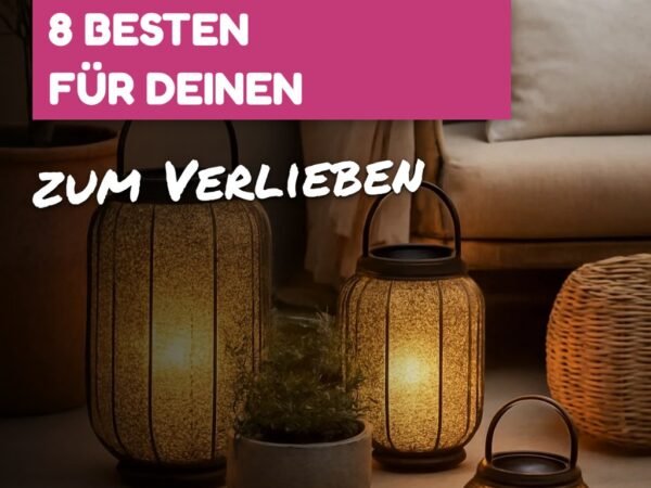 Wetterfeste Solar-Lampions: Die 8 besten für deinen Garten