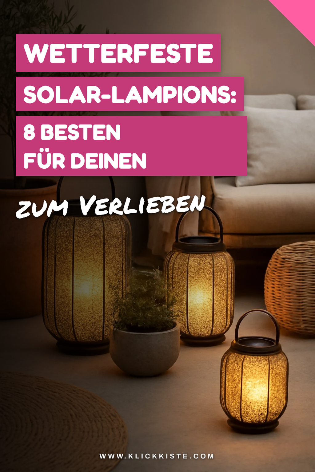 Wetterfeste Solar-Lampions: Die 8 besten für deinen Garten