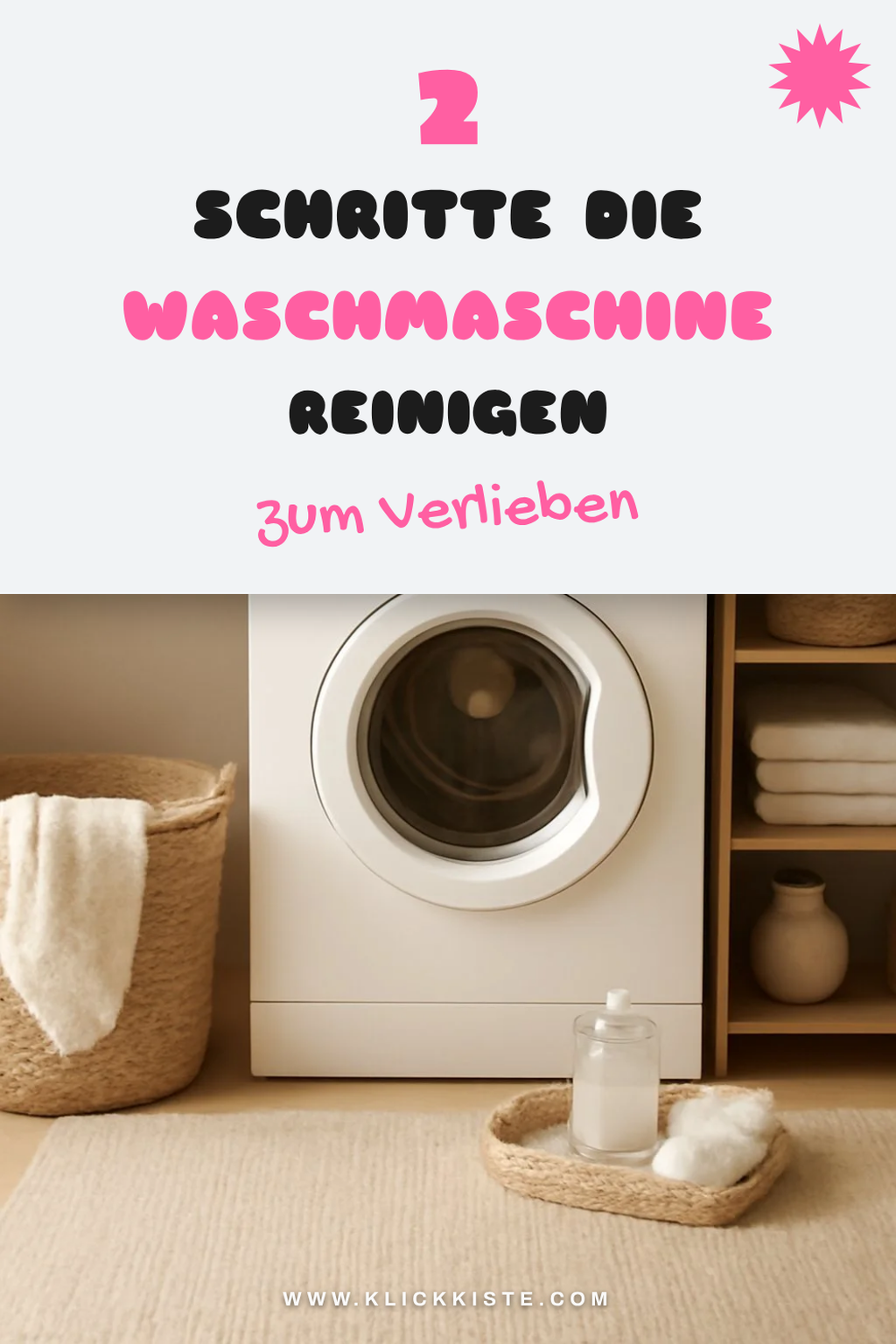 So reinigst du deine Waschmaschine in 5 einfachen Schritten