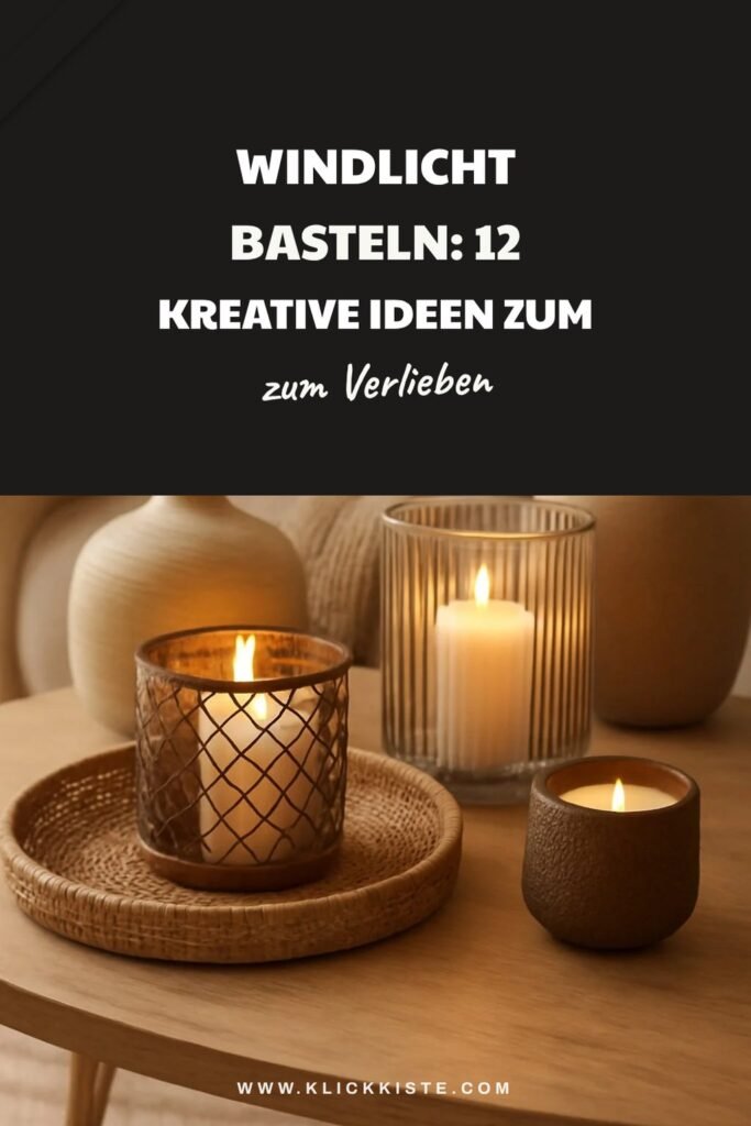 Windlicht Basteln: 12 kreative Ideen zum Selbermachen