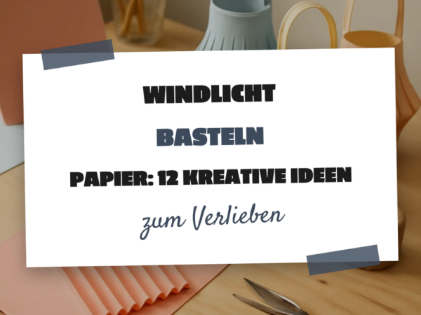 Windlicht Basteln Papier: 12 kreative Ideen zum Selbermachen