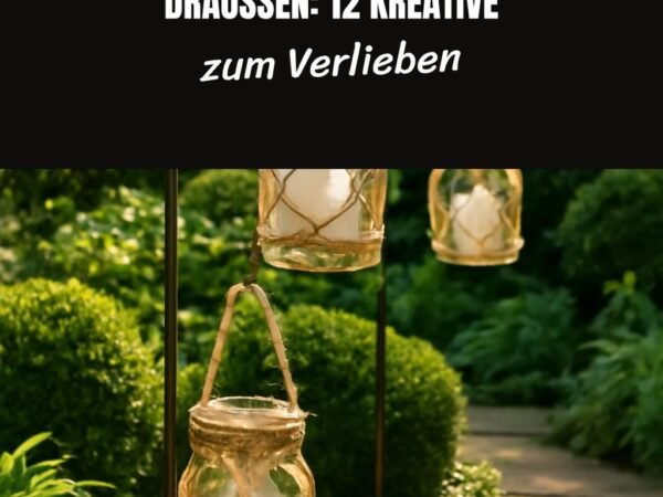 Windlichter Basteln für Draußen: 12 kreative Ideen zum Selbermachen