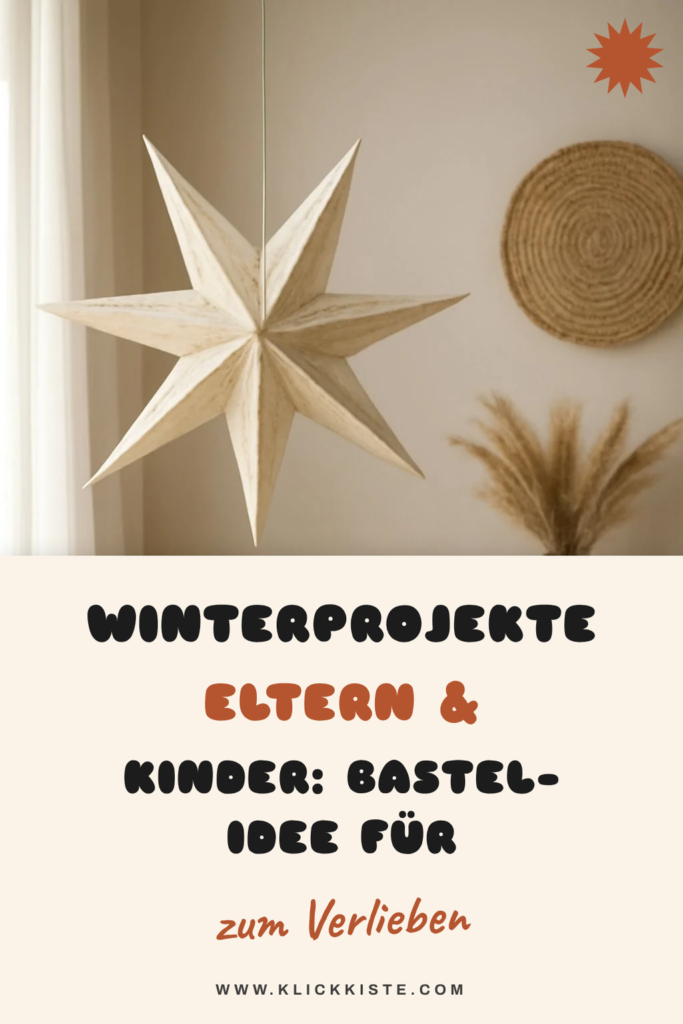 Winterprojekte Eltern & Kinder: Bastel-Idee für basteln mit Kindern