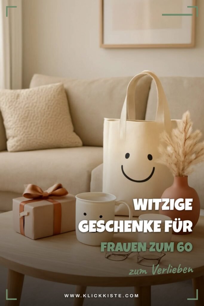 Witzige Geschenke für Frauen zum 60: 15 originelle Ideen für 2026
