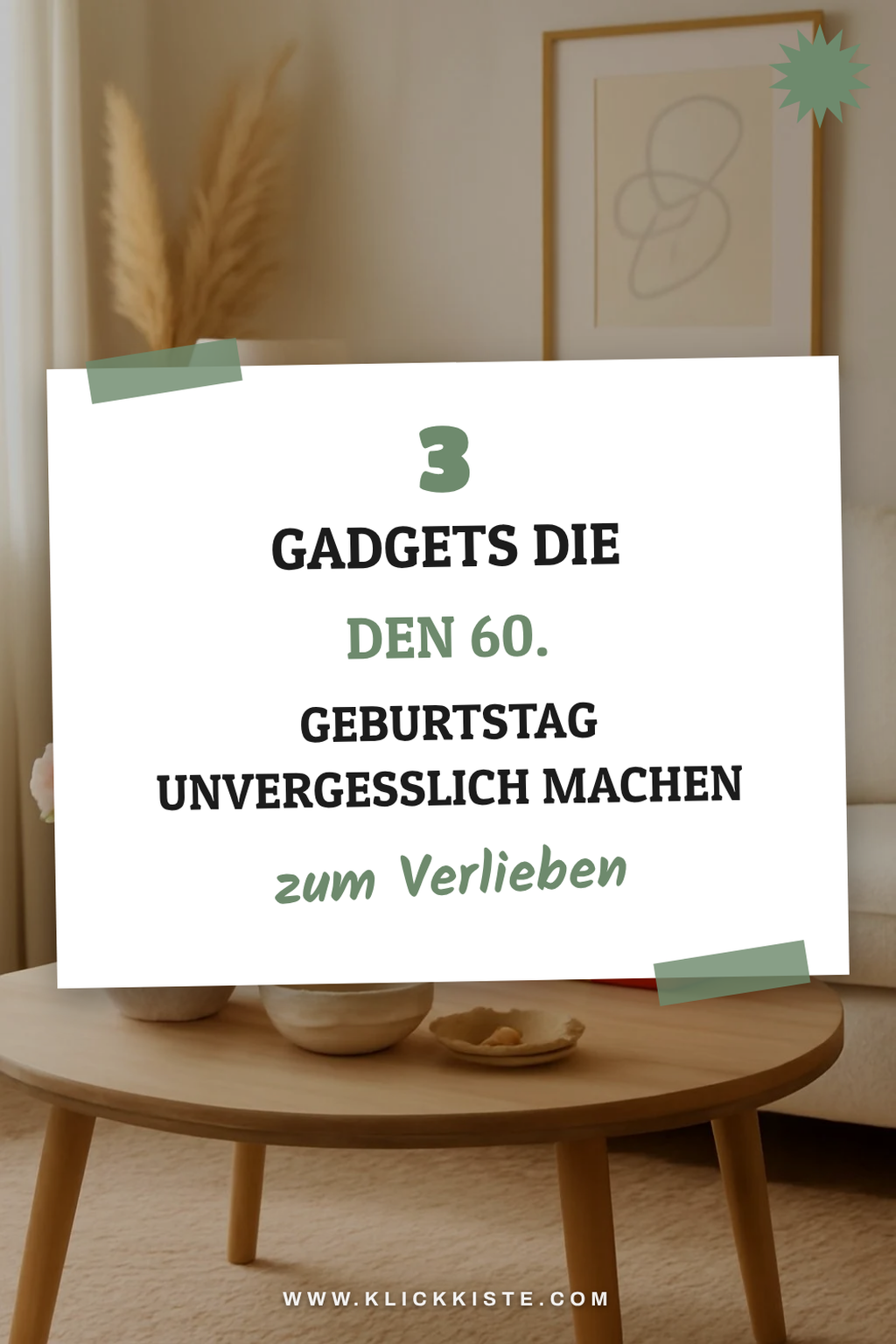 Originelle Gadgets für den 60. Geburtstag