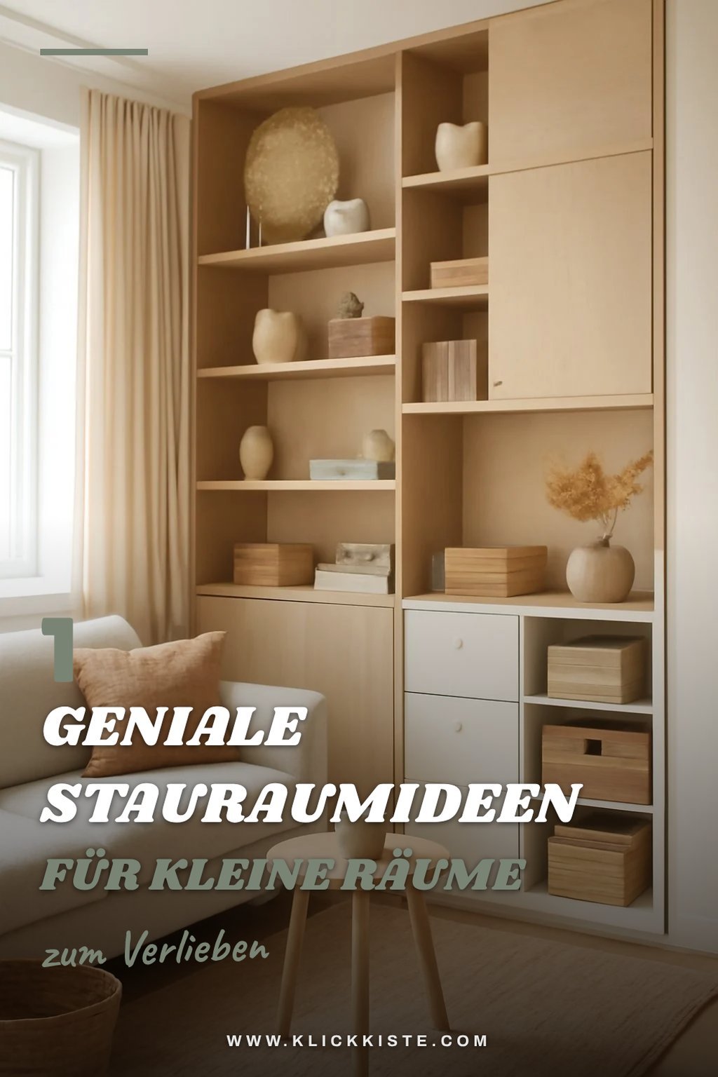 So schaffst du Stauraum in kleinen Wohnungen