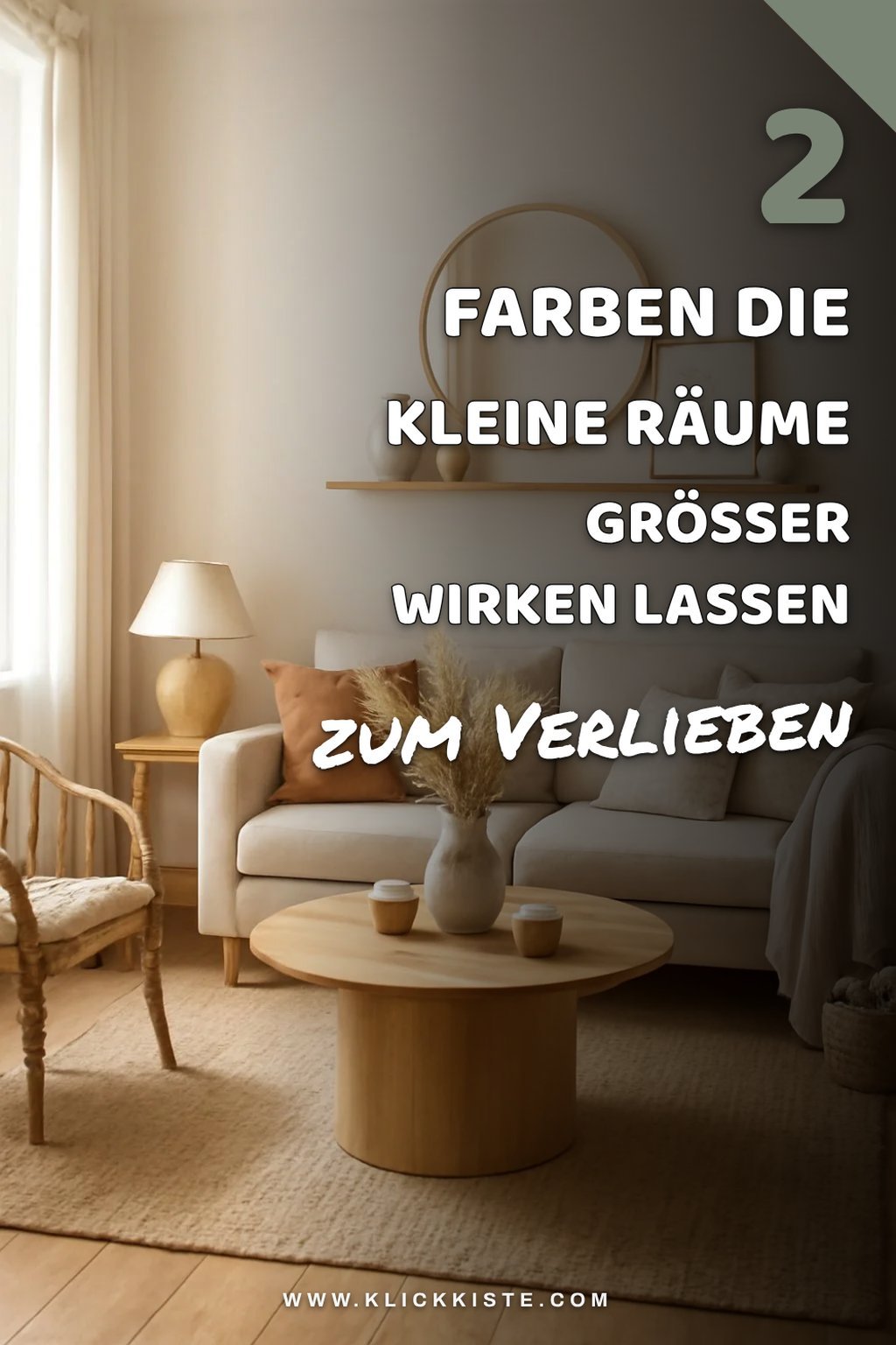 Farben und Beleuchtung für mehr Raumgefühl