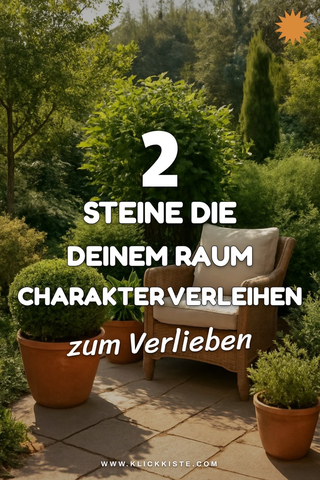 Akzentuierung mit Natursteinen