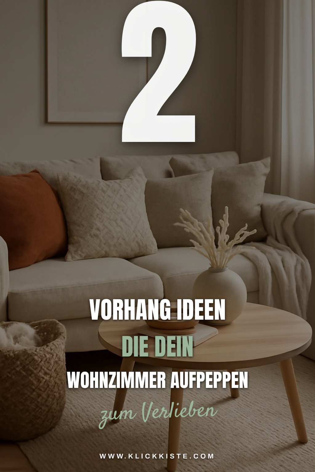 Farbige Vorhänge für mehr Flair
