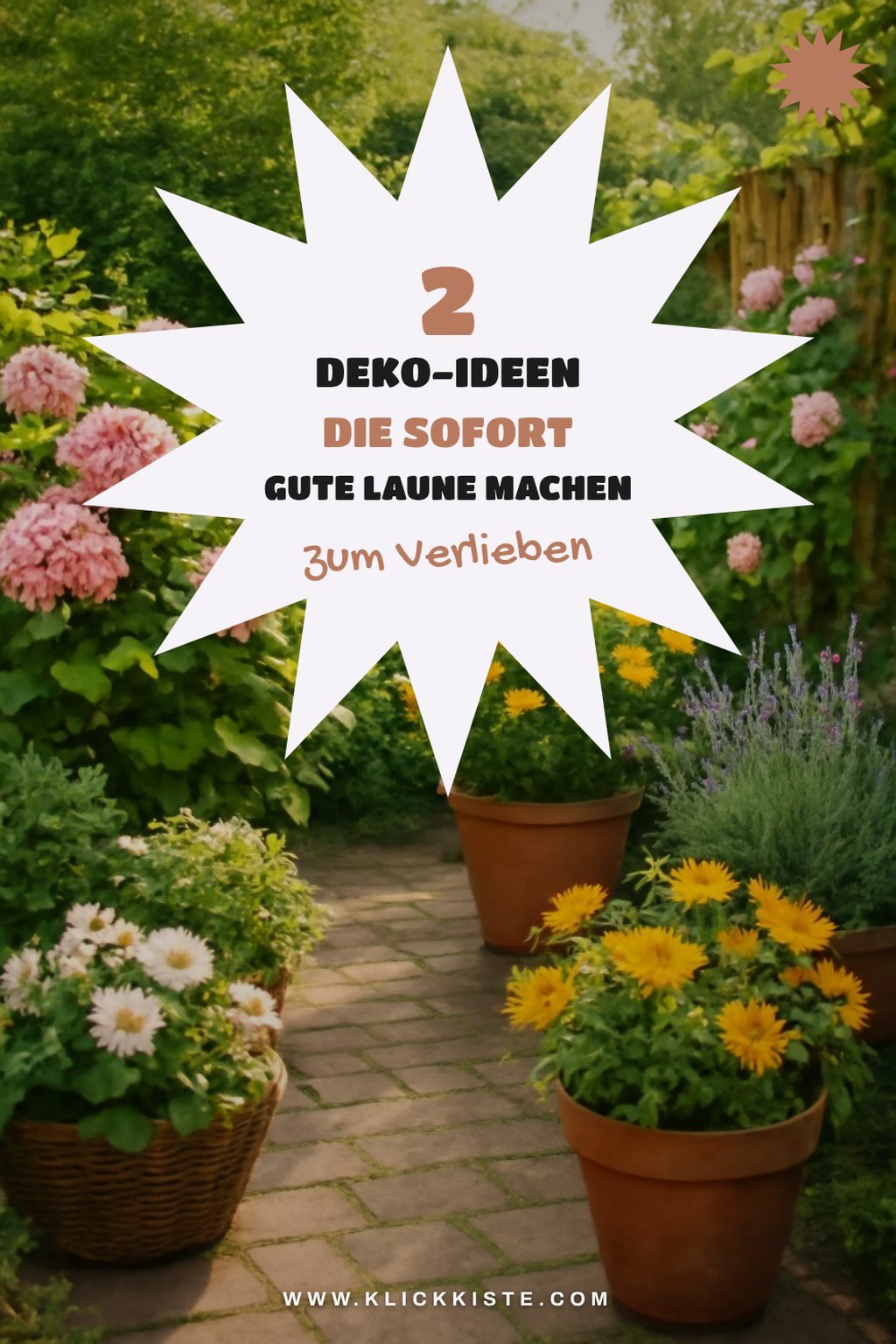 Deko-Elemente für ein fröhliches Ambiente