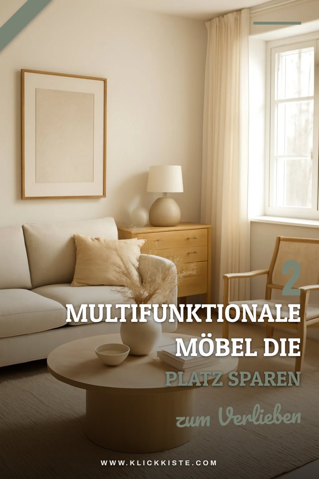 Multifunktionale Möbel für kleine Räume
