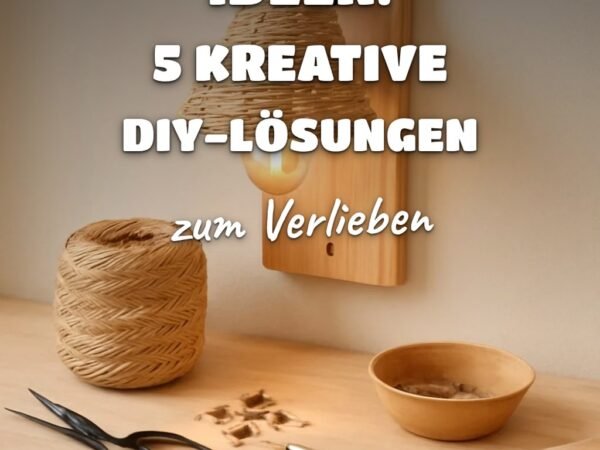 Wohnzimmer-Beleuchtungs-Ideen: 5 kreative DIY-Lösungen