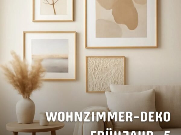 Wohnzimmer-Deko Frühjahr: 5 frische Ideen + DIY-Anleitungen