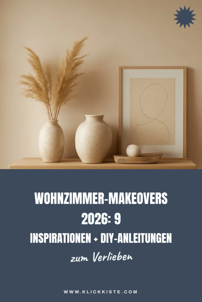 Wohnzimmer-Makeovers 2026: 9 Inspirationen + DIY-Anleitungen