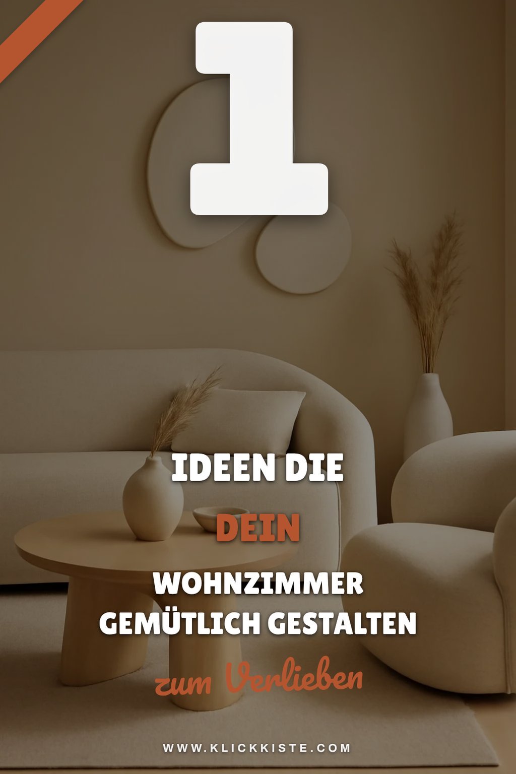 So gestaltest du dein Wohnzimmer mit organischen Formen